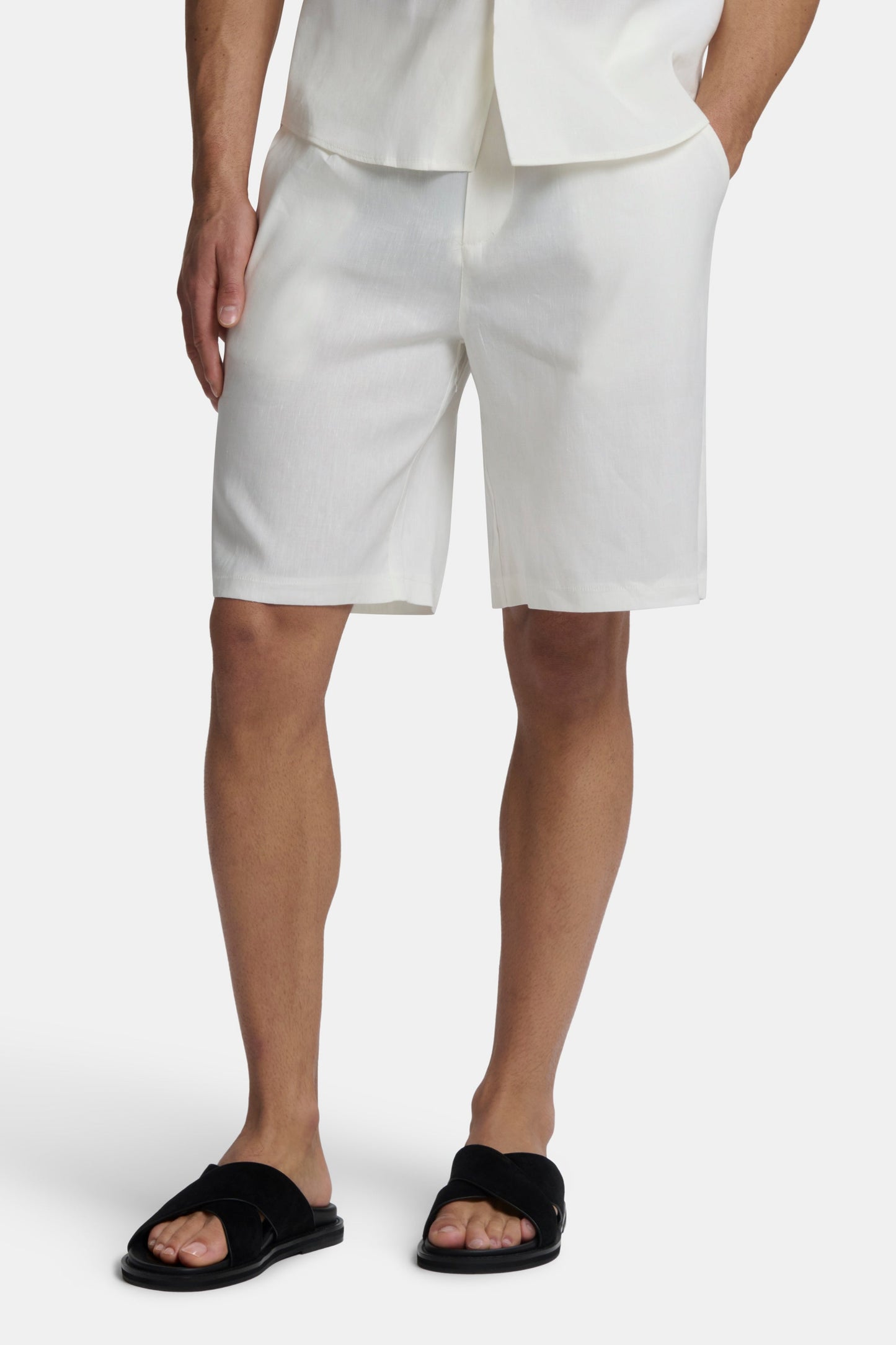 PANTALONES CORTOS DE LINO