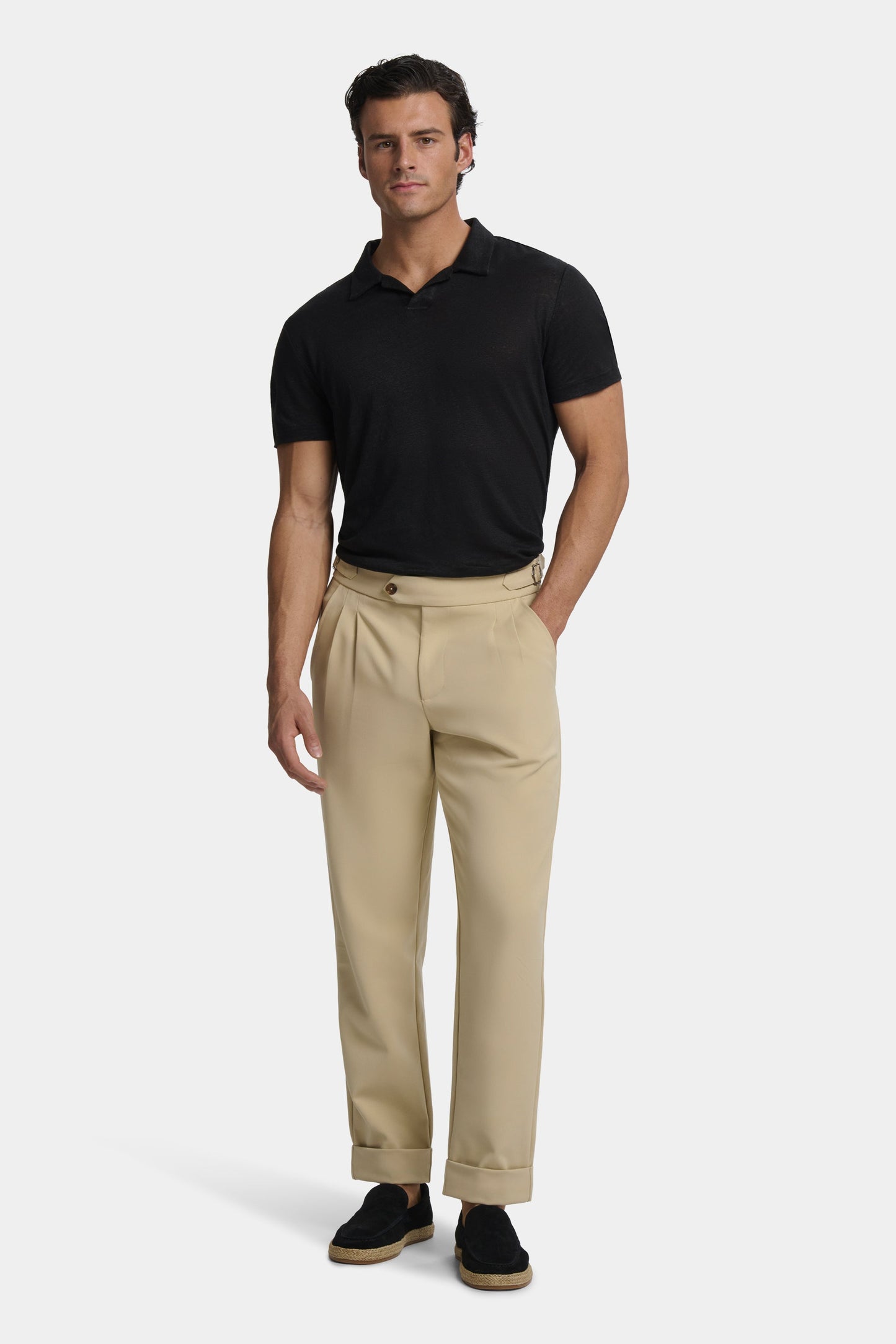 THE CLASSIC LINEN SLIM POLO